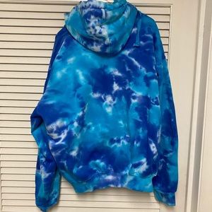 hungover tie dye hoodie